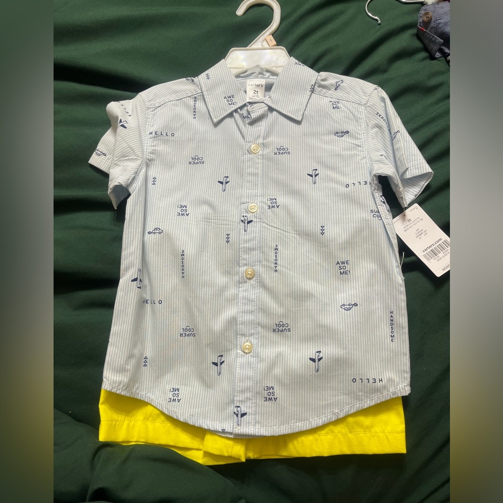 Carters 2 piece short set